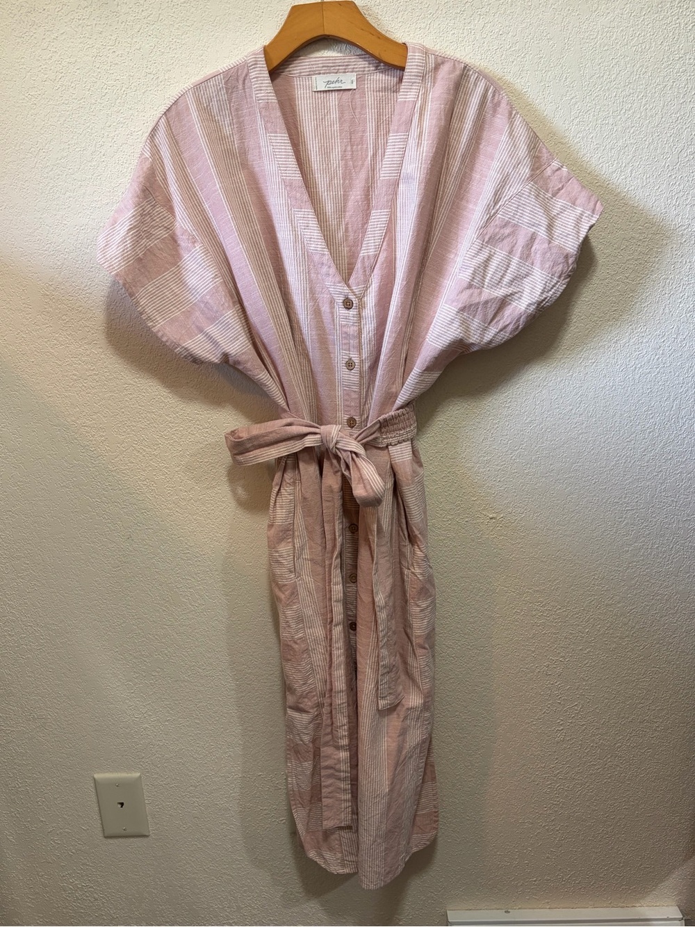 Pehr Dress Women's M/L 100% Organic Cotton Caftan